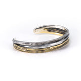 Rustic Halo Cuff (Mixed Metal)