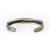 Rustic Halo Cuff (Mixed Metal)