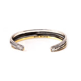Rustic Halo Cuff (Mixed Metal)