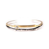Triangle Split Cuff (Mixed Metal)