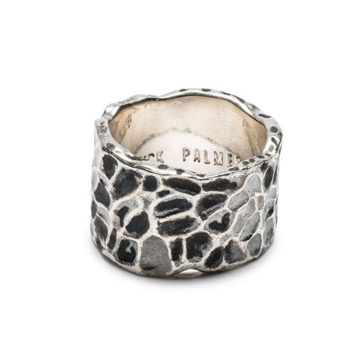 Buck Palmer sterling silver deals textured men’s ring