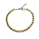 Box Chain Bracelet (Mixed Metal)