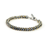 Fishbone Bracelet (Mixed Metal)