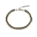 Fishbone Bracelet (Mixed Metal)
