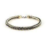 Snake Skin Bracelet (Mixed Metal)