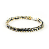 Snake Skin Bracelet (Mixed Metal)