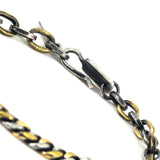 Tag Cuban Bracelet (Mixed Metal)