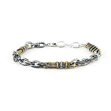 Taijitu Bracelet (Mixed Metal)