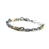 Taijitu Bracelet (Mixed Metal)