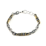 Taijitu Bracelet (Mixed Metal)