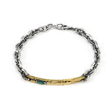 Topanga Turquoise Bracelet (Mixed Metal)