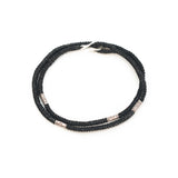 Double Rope Black Bracelet