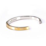Mirror Cuff #2 (Mixed Metal)
