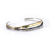 Triangle Split Cuff (Mixed Metal)