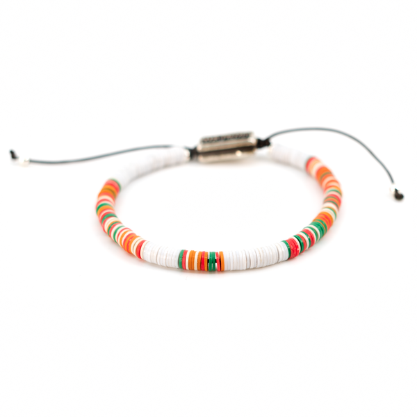 Rasta Disc Bracelet