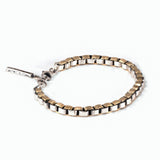 Box Chain Bracelet (Mixed Metal)
