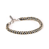 Fishbone Bracelet (Mixed Metal)