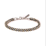 Fishbone Bracelet (Mixed Metal)