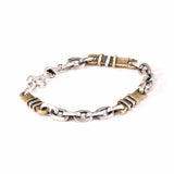 Taijitu Bracelet (Mixed Metal)