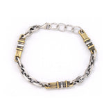 Taijitu Bracelet (Mixed Metal)
