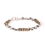 Taijitu Bracelet (Mixed Metal)