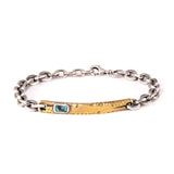 Topanga Turquoise Bracelet (Mixed Metal)