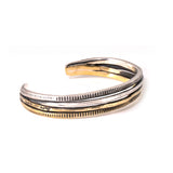 Rustic Halo Cuff (Mixed Metal)