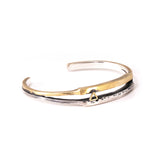 Triangle Split Cuff (Mixed Metal)