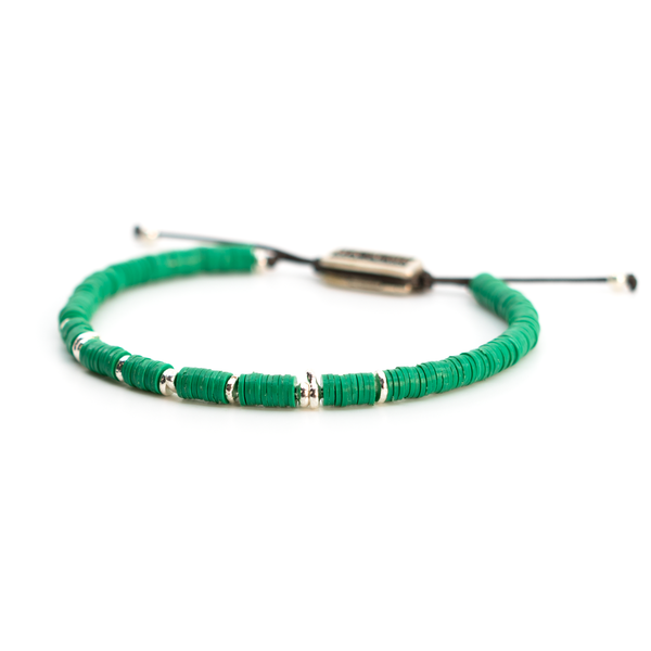 Jade Disc Bracelet