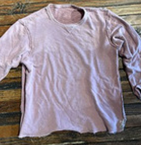 Terry fleece tshirt  saint light green