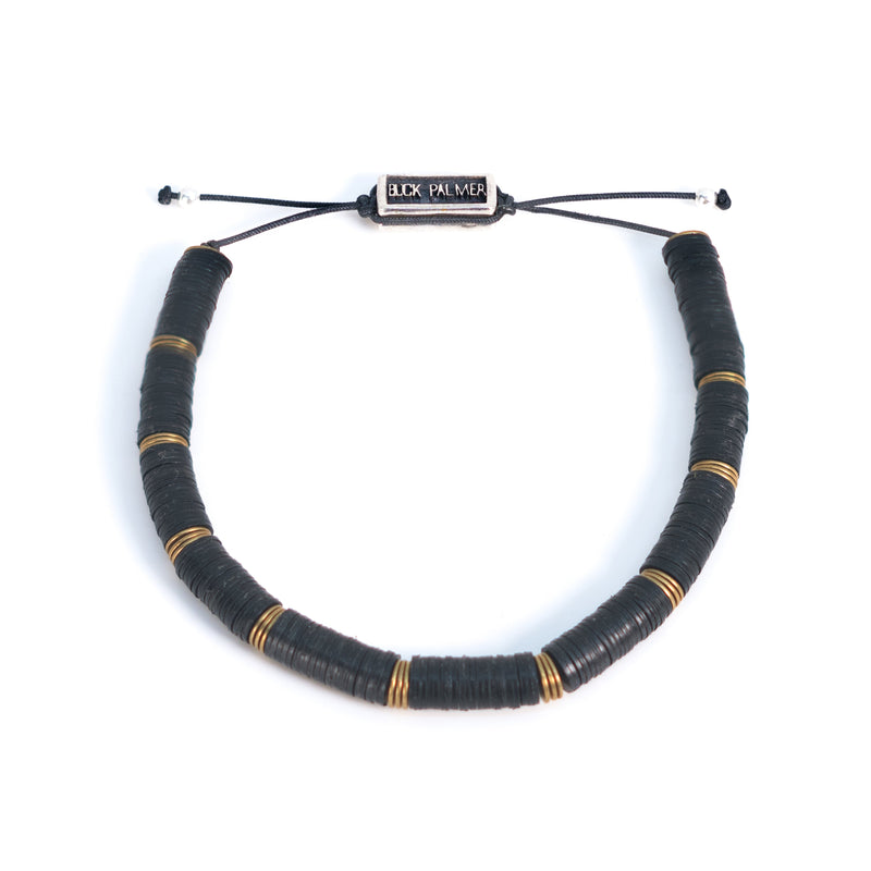 Copper Onyx Disc Bracelet