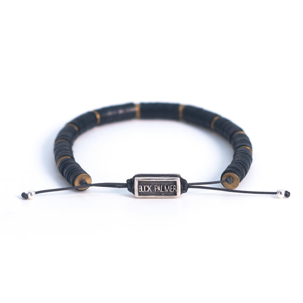 Copper Onyx Disc Bracelet
