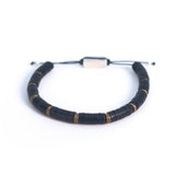 Copper Onyx Disc Bracelet