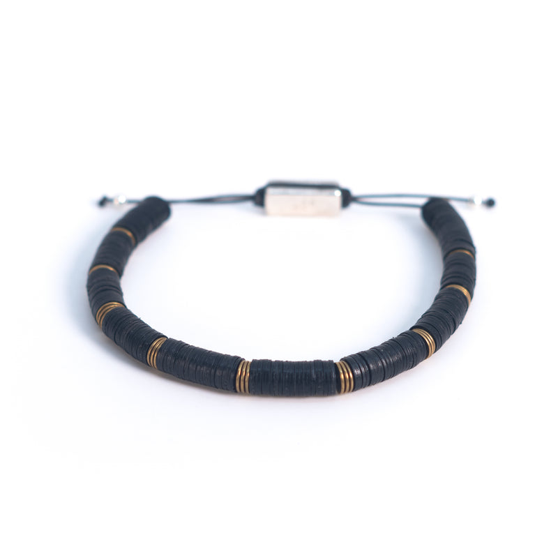 Copper Onyx Disc Bracelet