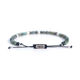 Jade Beaded Disc Bracelet