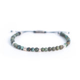 Jade Beaded Disc Bracelet