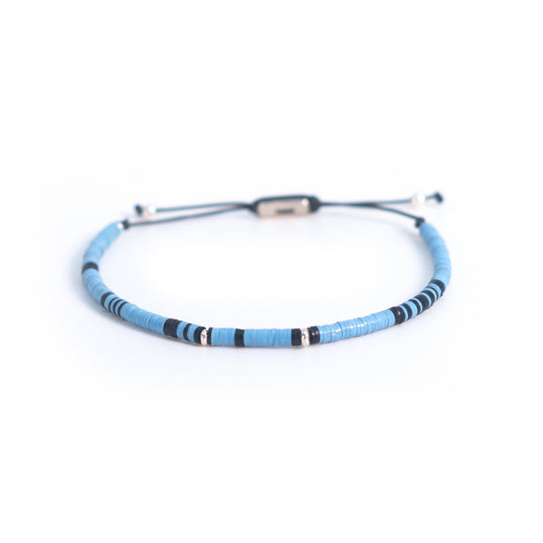 Turquoise Onyx Disc Bracelet