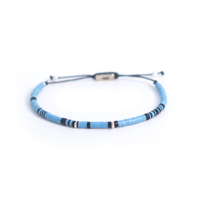 Turquoise Onyx Disc Bracelet
