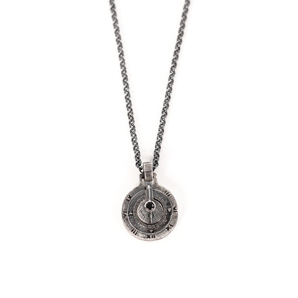 North Star Necklace with Black Diamond