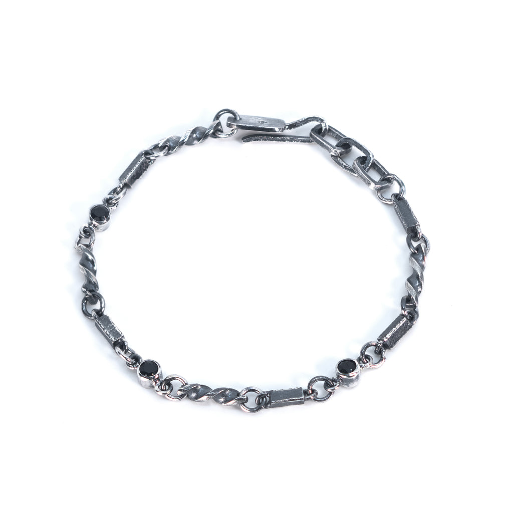 Onyx Screw Bracelet