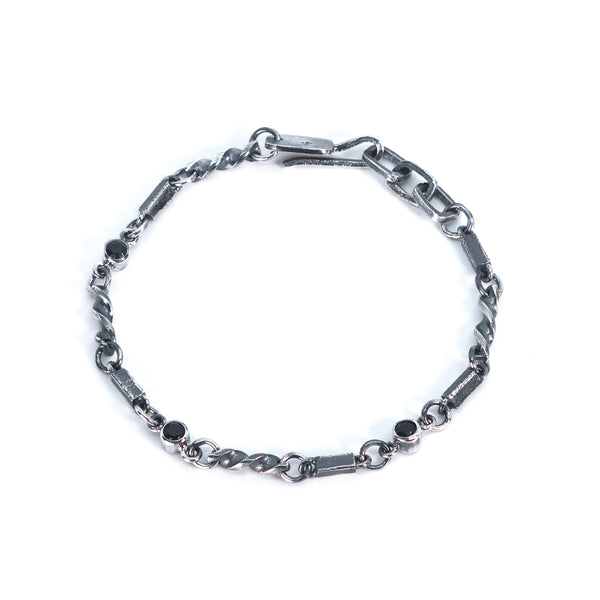 Onyx Screw Bracelet
