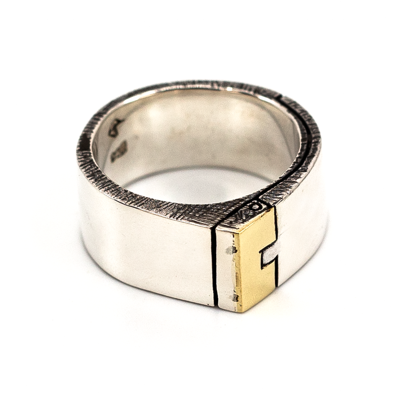 Golden Puzzle Ring