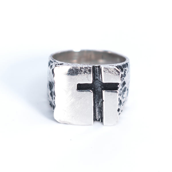 Cross Mirror Ring