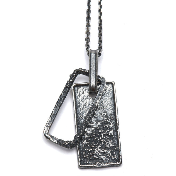 Hollow Tag Necklace