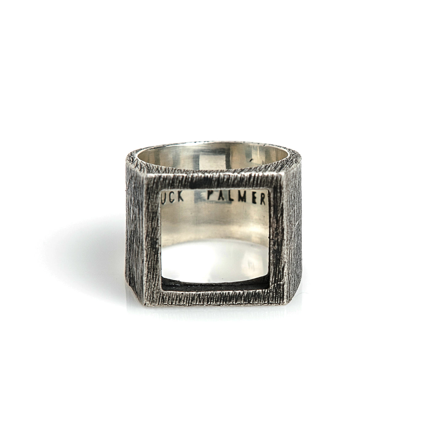 iolom イオロム　Tree Branch Plain Square Ring io-01-216. Tree Branch × Plain Square Ring. Ag950 Rust